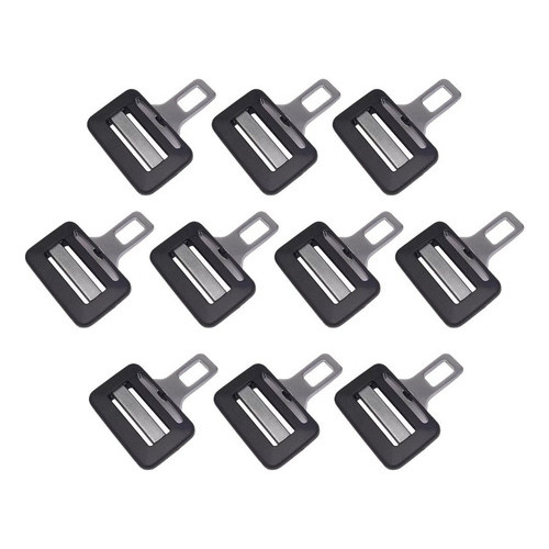 10 Lingueta Fivela Fecho Cinto De Segurança Carro Universal