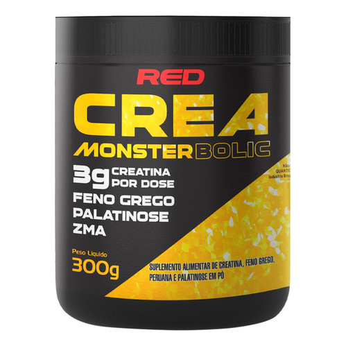 Crea Monsterbolic Creatina E Feno Grego 300g - Red Series