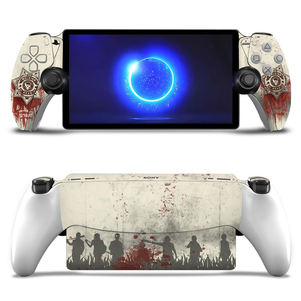 Skin Anti-Rage Playstation Portal PS Adesivo - The Walking Dead