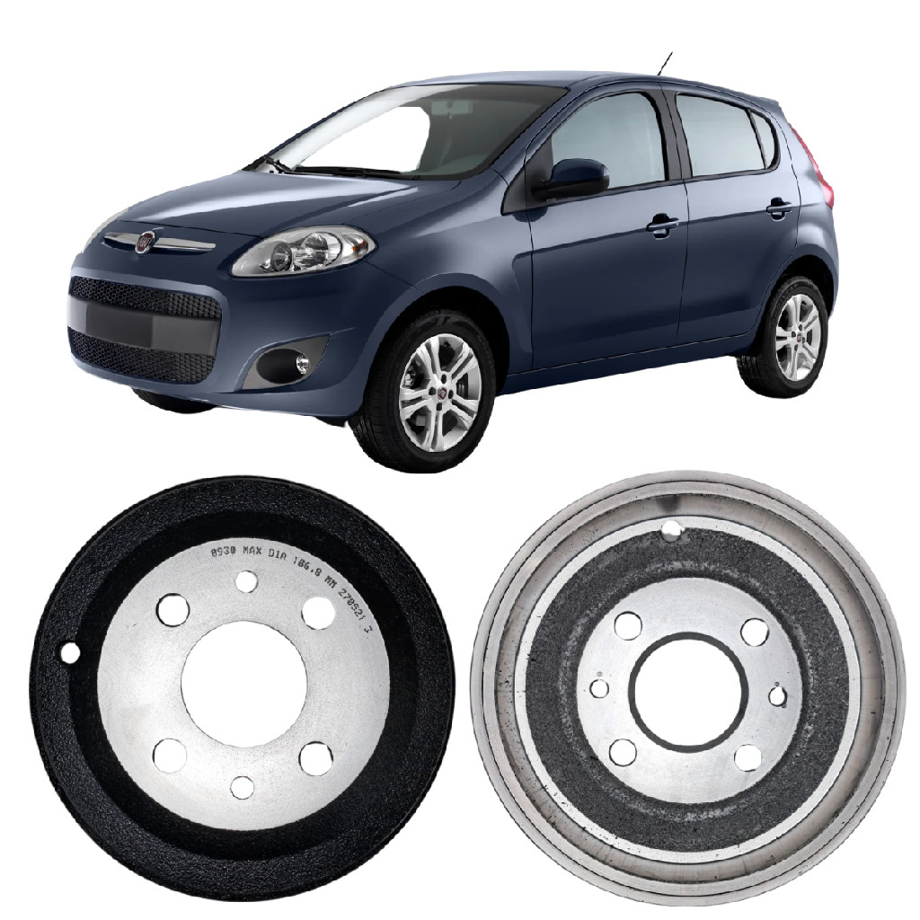 Tambor De Freio Traseiro Fremax Fiat Palio 1.4 2014 A 2015