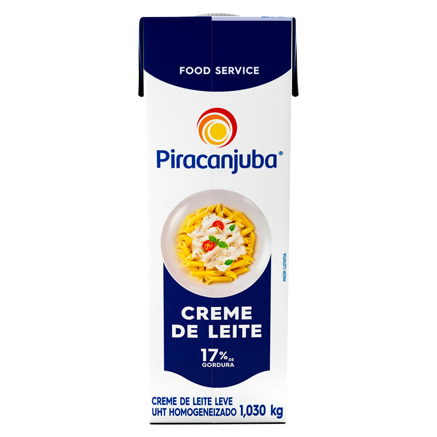 Creme de Leite 17% Gordura 1,030kg PIRACANJUBA
