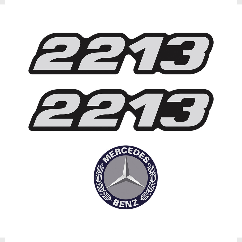 Kit Adesivos Caminhão Mb 2213  Mercedes Resinado - Generico em Oferta na Shopee