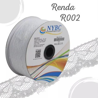 Renda de poliamida R002 – 20mm – rolo com 50 metros em Oferta na Shopee