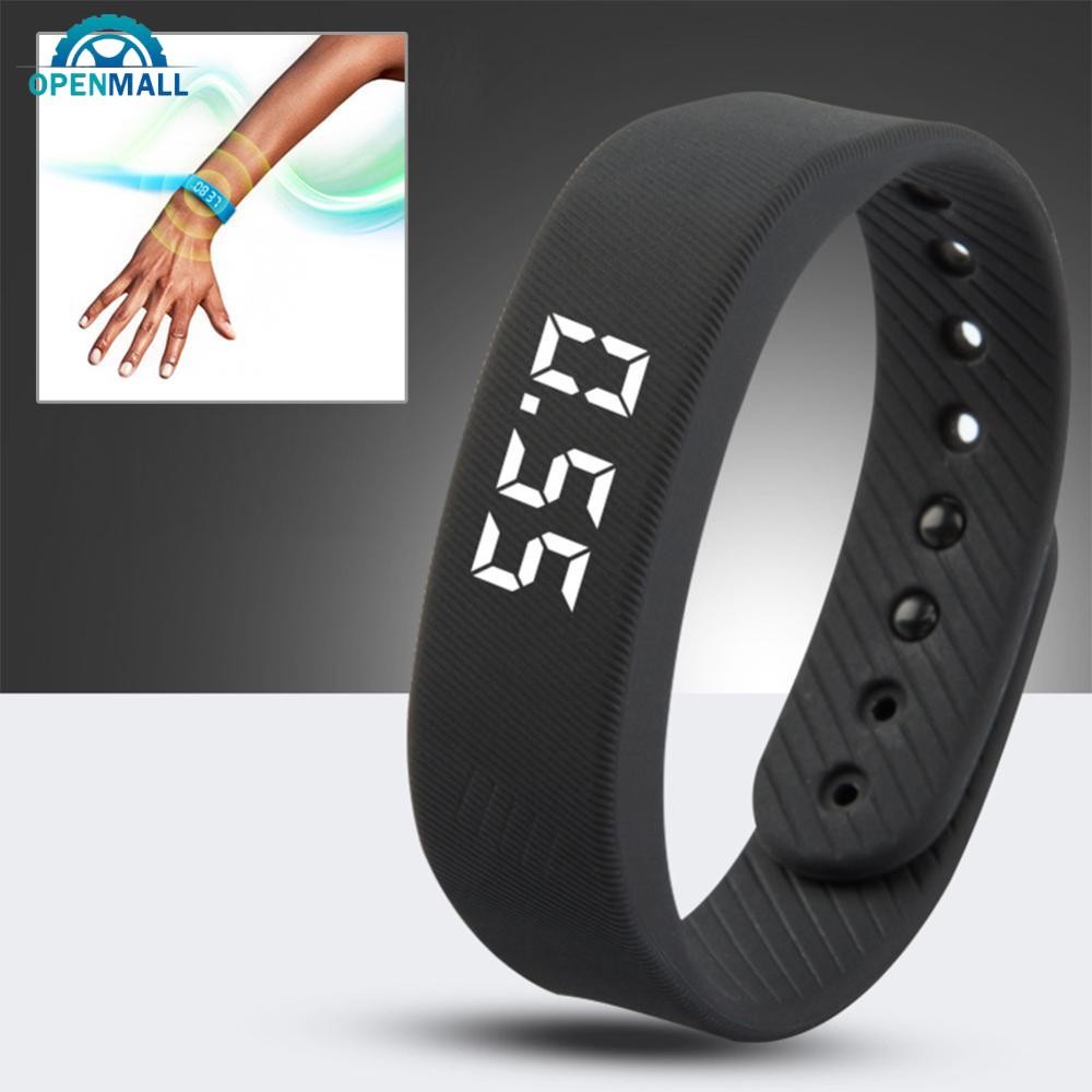 OPENMALL Pulseira Inteligente LED Digital À Prova D'água Relógio Smartband Com Correndo Pedômetro Monitor Banda Lembrete em Oferta na Shopee