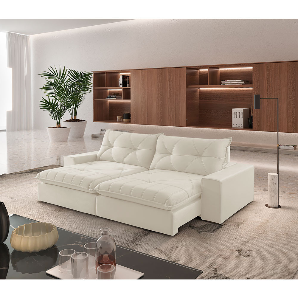Sofá Hall Linho Dois Módulos de 120m B25cm Meu Sofá Online