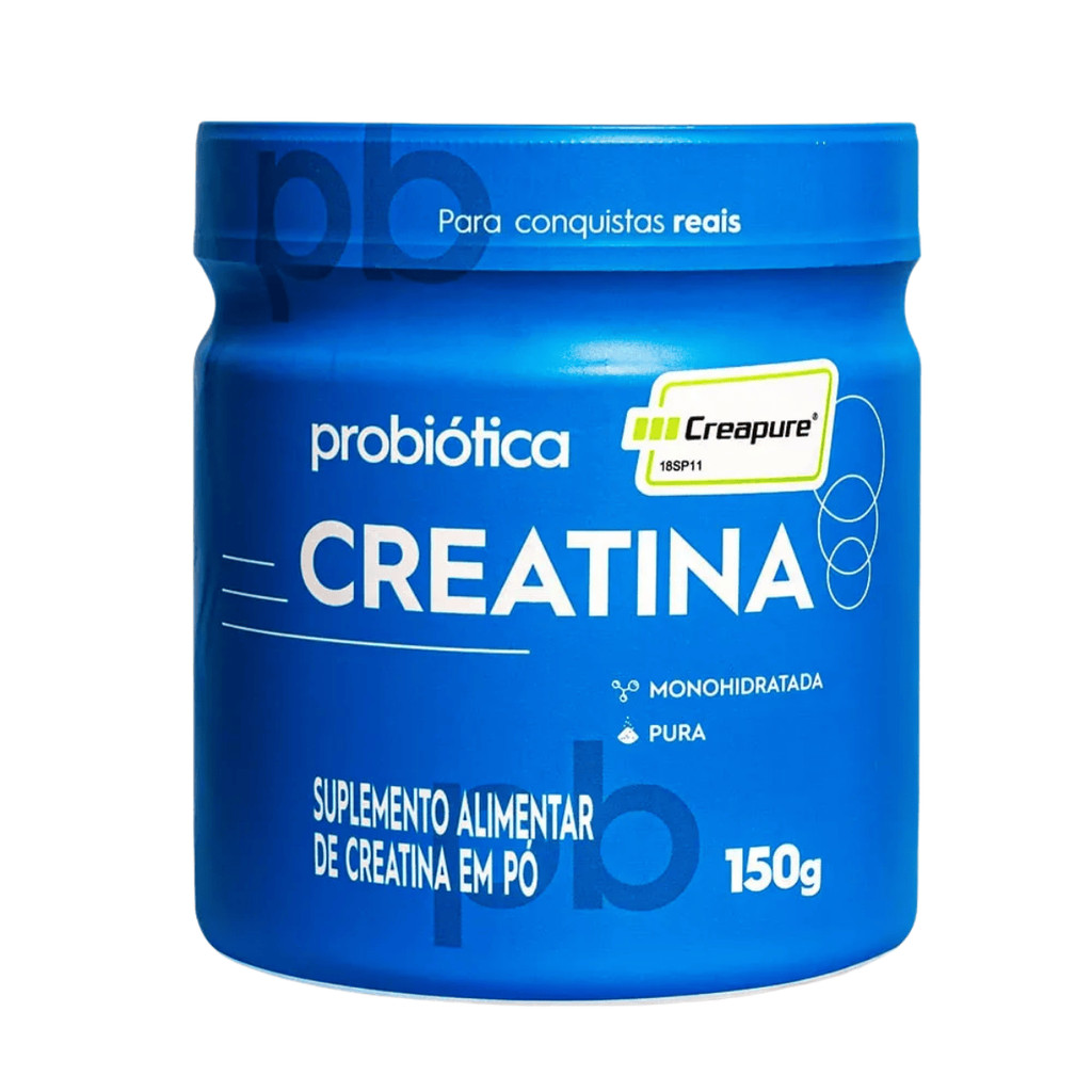 Creatina Creapure Probiótica Pote 150g V02 em Oferta na Shopee