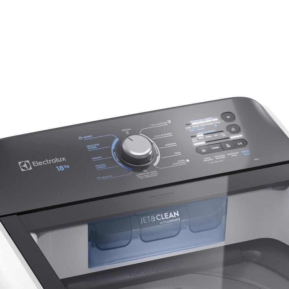 Máquina de Lavar Electrolux 18kg Branca Efficient Cesto inox e Jet&Clean (LEE18) · foto 2