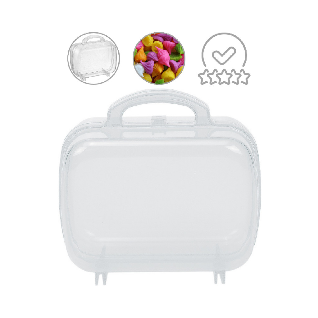 Maleta Lembrancinha Festa Cristal Aniversario Acrylic Line em Oferta na Shopee