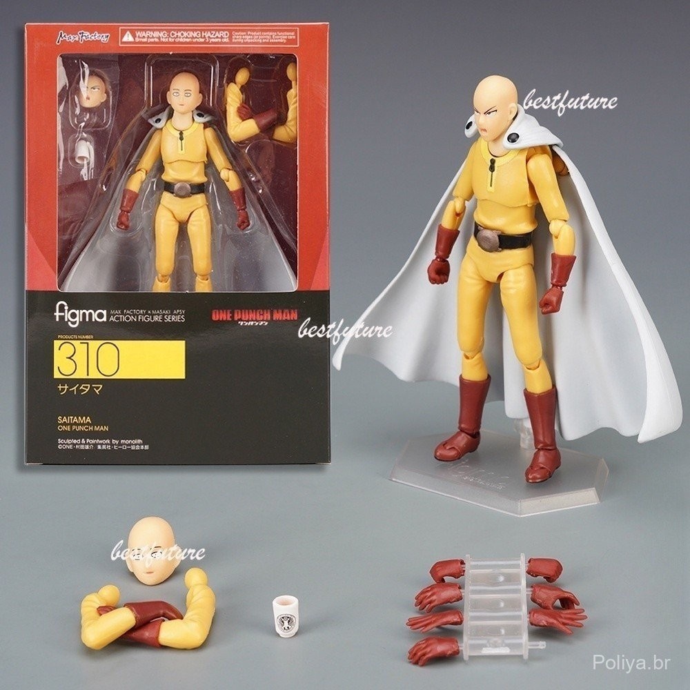 Um Soco Homem Figma 310 # Saitama Articulado Ação Figura Modelo