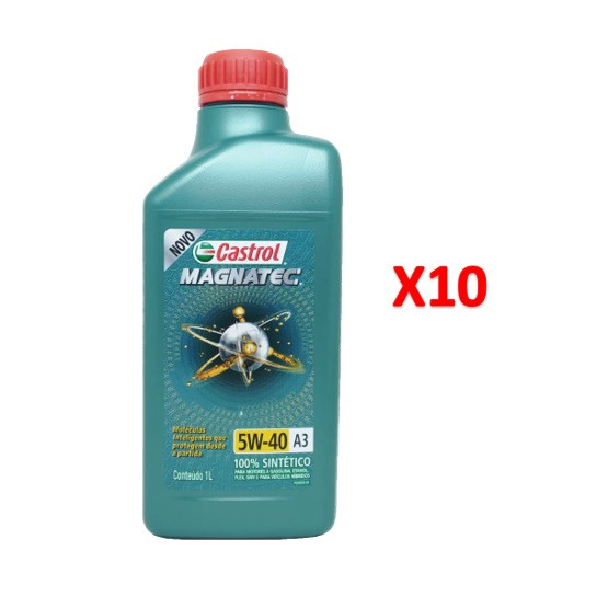 10L Óleo Castrol Magnatec 5w40 A3/B4 Sintétic VW Stop Start