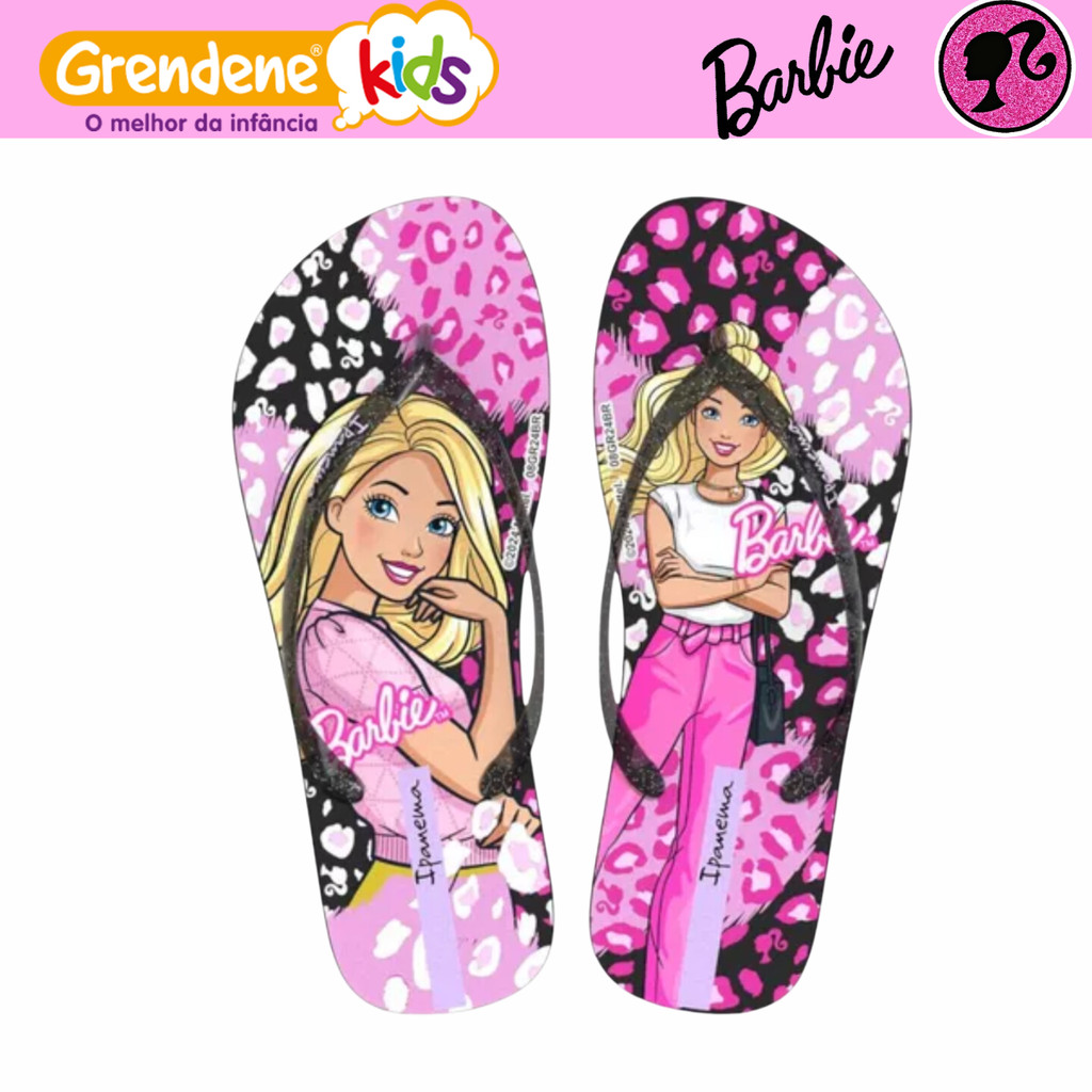 Chinelo Infantil Barbie Meninas Princesa em Oferta na Shopee