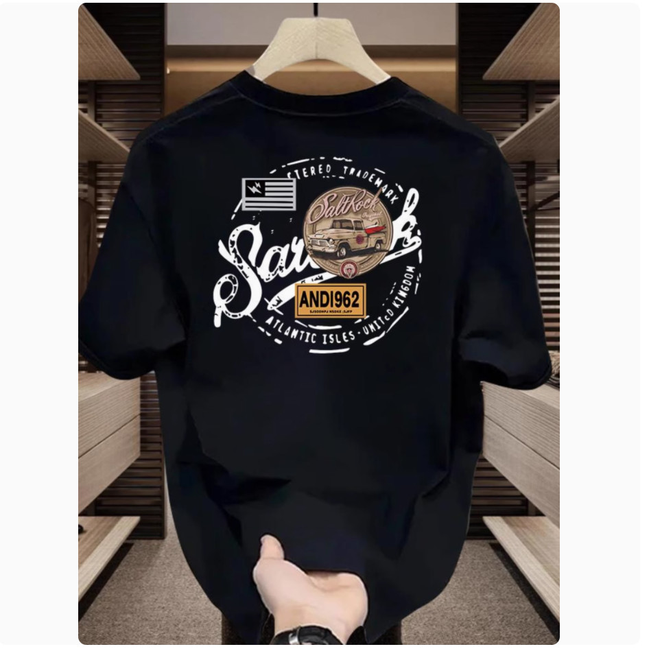 Camiseta Plus Size Oversized - Conforto, Estilo e Tecido Respirável Streetwear Masculina 100% Algodão