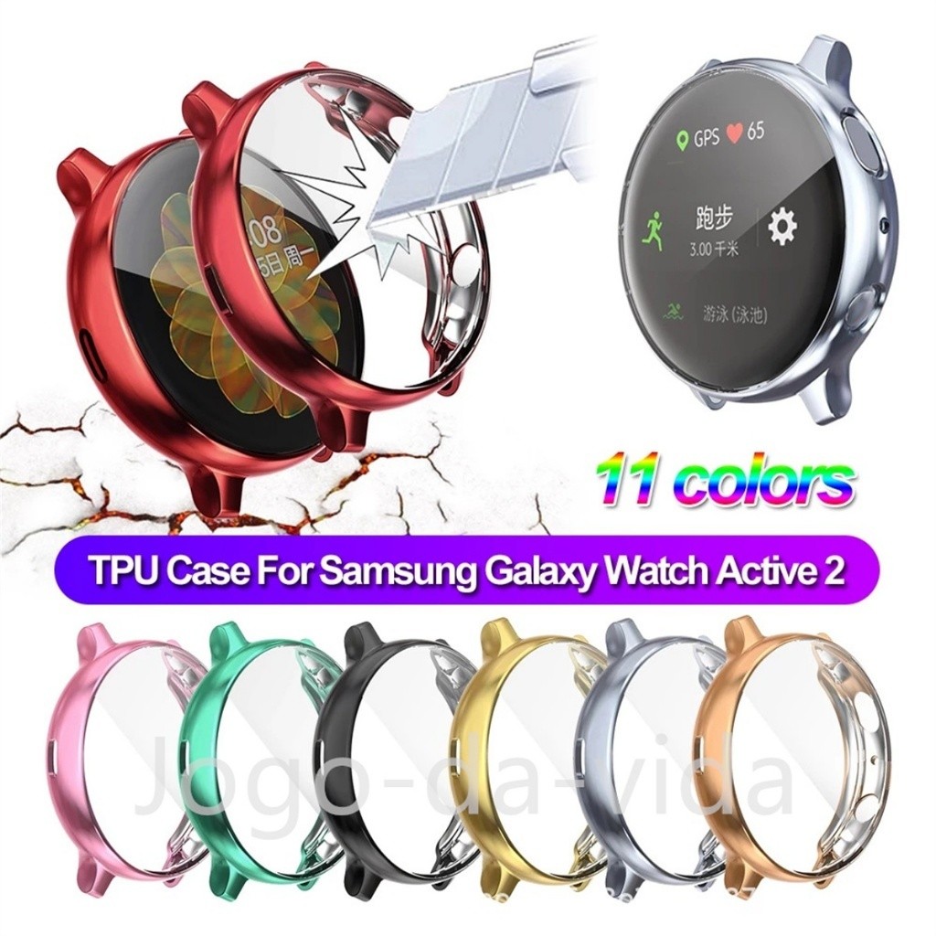 Capa Case Silicone TPU 360 protetor compativel para  Relógio Samsung Galaxy Active 1/2 40mm/44mm R500