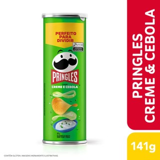 Batata Chips Pringles Creme De Cebola 141g em Oferta na Shopee