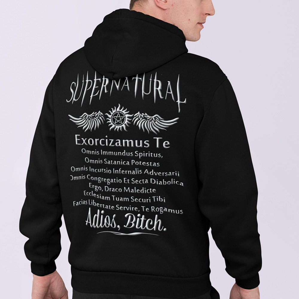 Moletom Série Sobrenatural Dean Whinchester Sam Blusa de Frio Supernatural Casaco Unissex Inverno em Oferta na Shopee