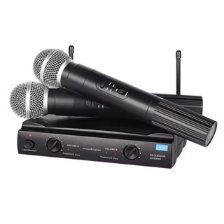 Microfone Sem Fio Duplo VHF Profissional Dinâmico Onistek ON-MC806 em Oferta na Shopee