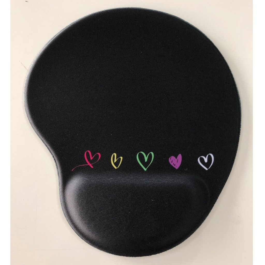 Mouse Pad Apoio de Pulso Ergonômico - Estampas muito lindas!! - CORAÇÕES