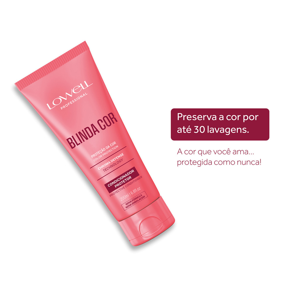 Detalhes do Lowell Blinda Cor - Condicionador 200ml