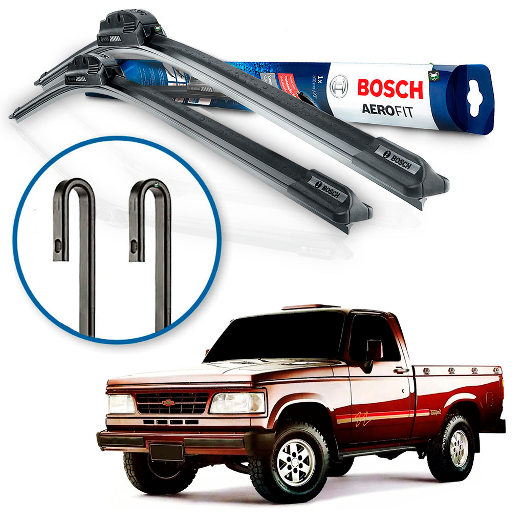 Par Palheta Limpador Parabrisa Bosch Chevrolet D20 1985 86 87 88 89 90 91 92 93 94 95 96 1997 em Oferta na Shopee