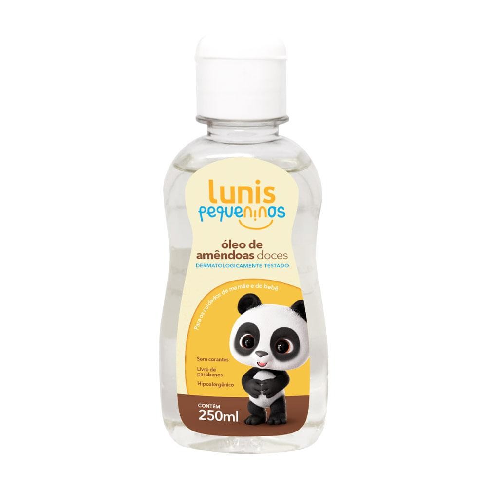 Óleo de Amêndoas Lunis Pequeninos 250ml em Oferta na Shopee