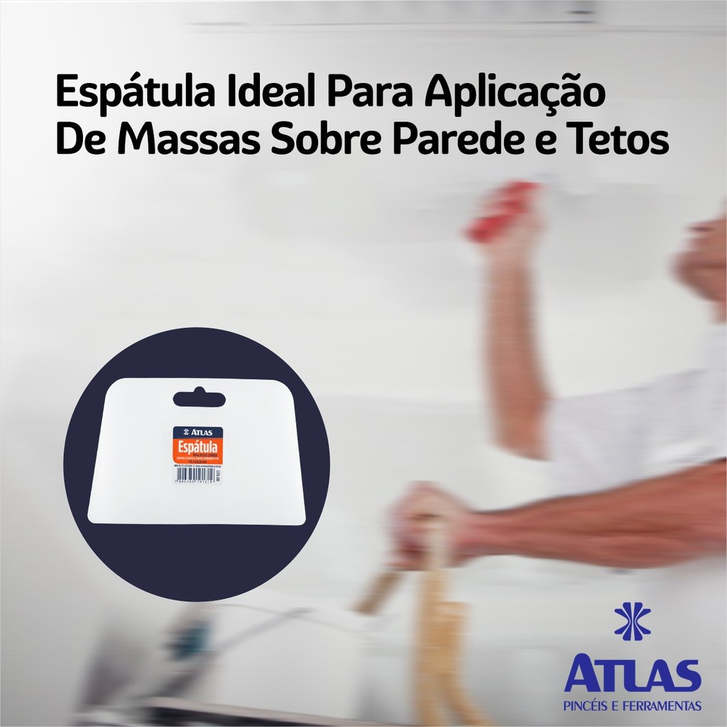 Celuloide Espátula Aplicador Para Massa Atlas 13,1cm · foto 2