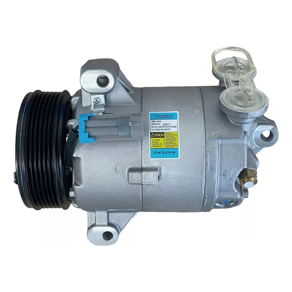 Compressor Ar Condicionado Vectra 97 Até 2005 Novo Delphi — imagem 2 de 2
