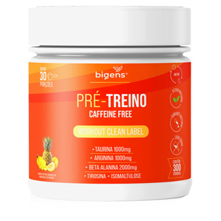 Pré-Treino Sem Cafeína 300g – Frutas Amarelas – Caffeine Free, Natural, 30 Doses em Oferta na Shopee