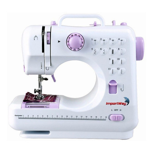 Máquina De Costura Reta ImportWay 12 Pontos Doméstica IWMC-505 Portátil Branco 127/220V em Oferta na Shopee