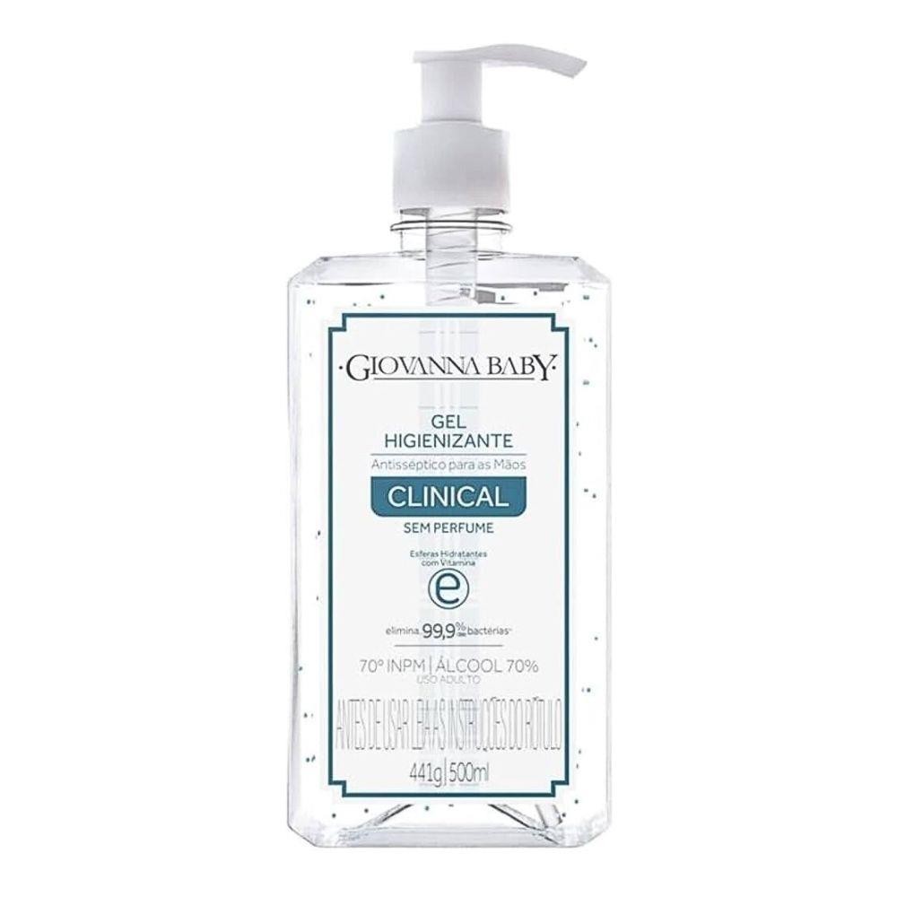 ÁLCOOL EM GEL HIGIENIZANTE GIOVANNA BABY CLINICAL COM 500ML