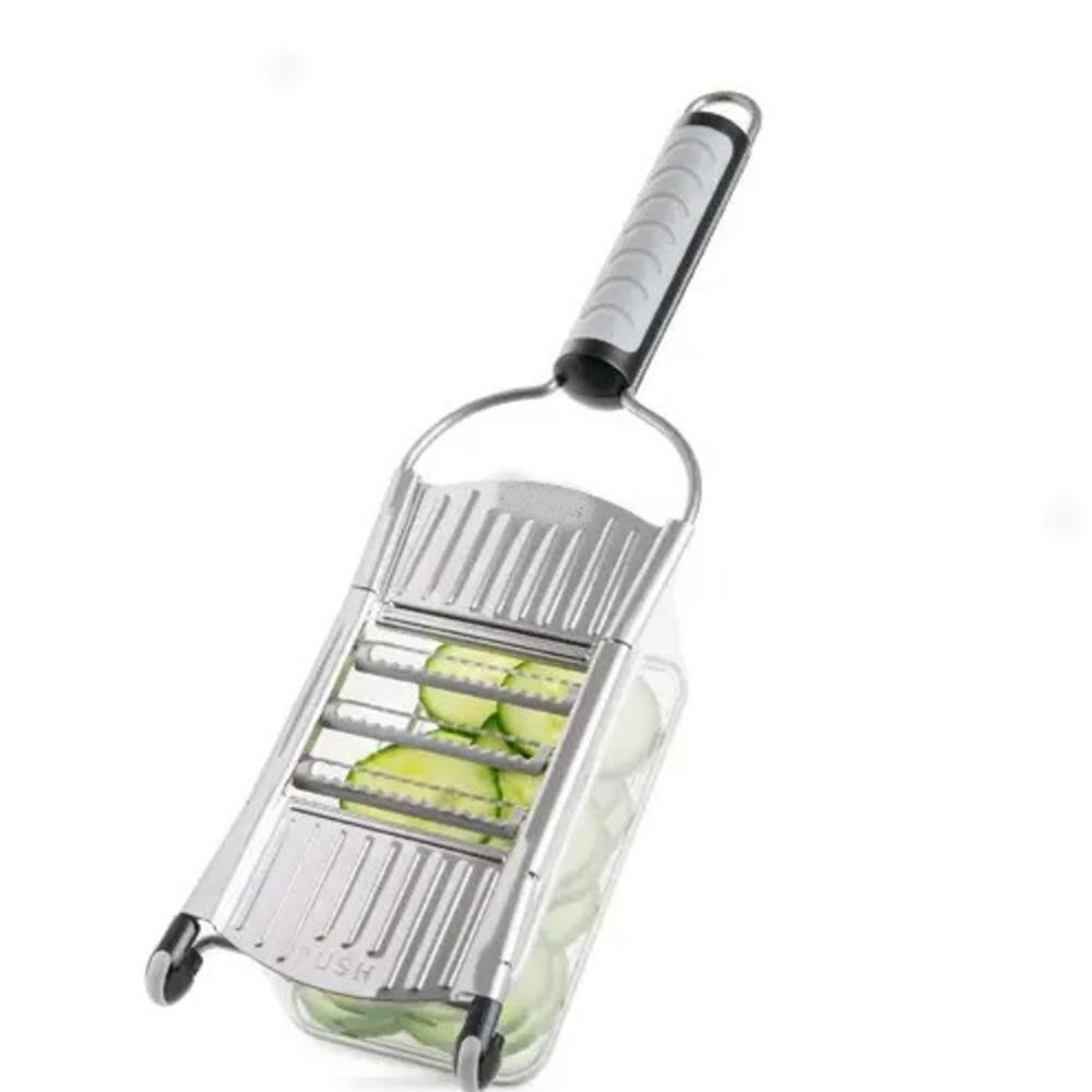 Kit Fatiador Ralador Inox 9 em 1 Queijo Alho Cebola Vegetais