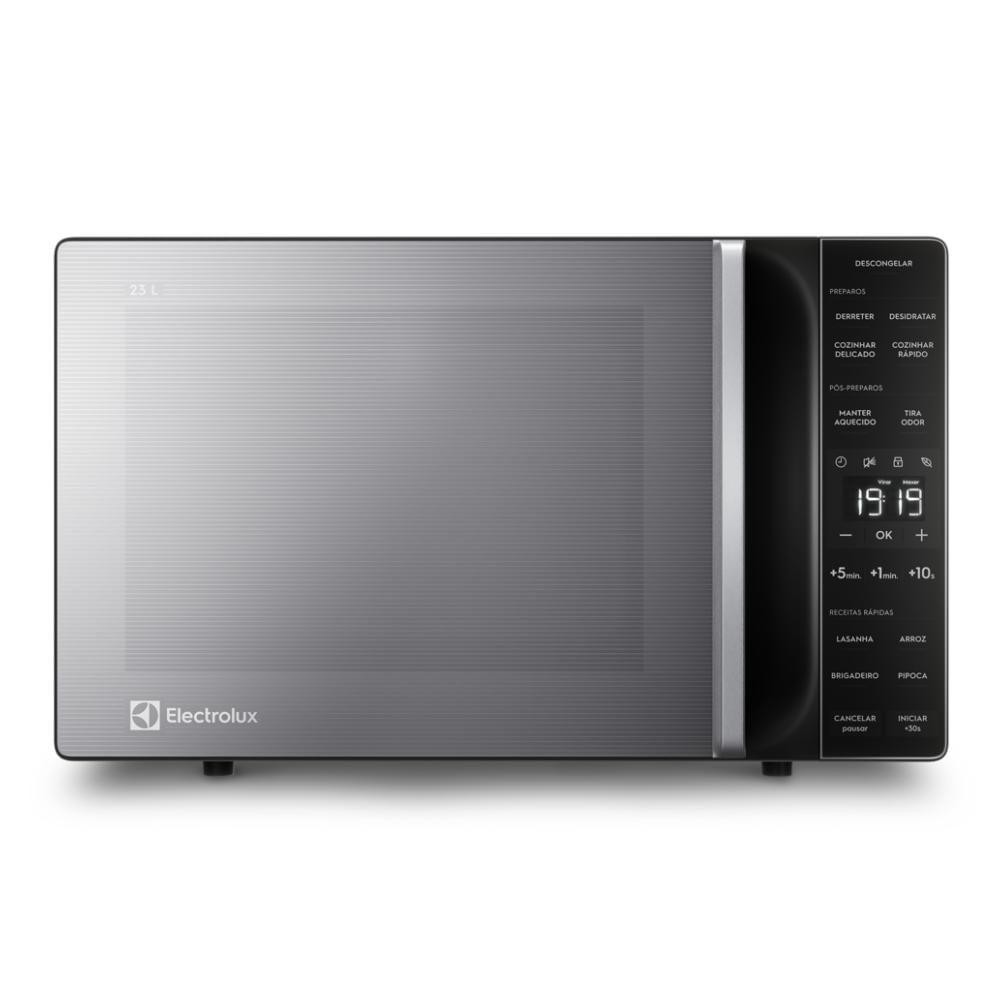 Micro-ondas Electrolux 23L cor Inox Efficient com Descongelamento Assistido (ME23S) em Oferta na Shopee