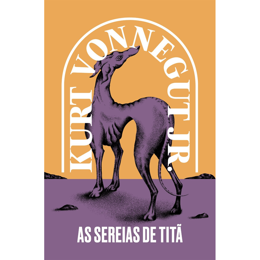 Capa do livro Livro - As sereias de Titã - por Kurt Vonnegut - Editora Aleph -