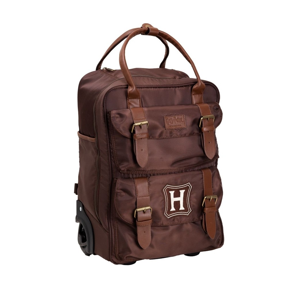 Detalhes do Mochila Mala de Rodinhas Escolar Trabalho Viagem Harry Potter Hogwards Imaginarium