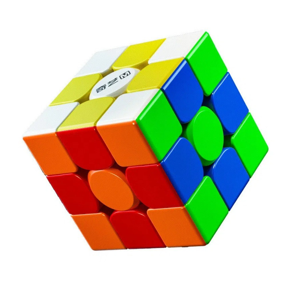 Cubo Mágico 3x3 Magnético QiYi Warrior M Pro cubo sem adesivo Competição de Speed Cubing