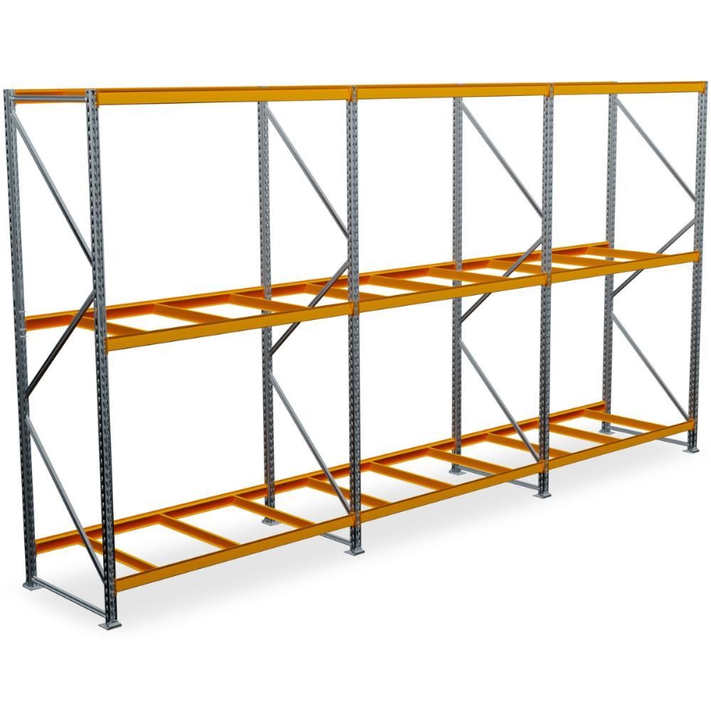 Porta Pallet 4500kg 1 Inicial 2 Continuações 200x180x60 3 Níveis Sem Bandeja MPP500 Amapá