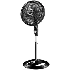 Ventilador De Coluna Mondial 40cm Turbo 8 Pás 140w Mondial Preto/prata 110V