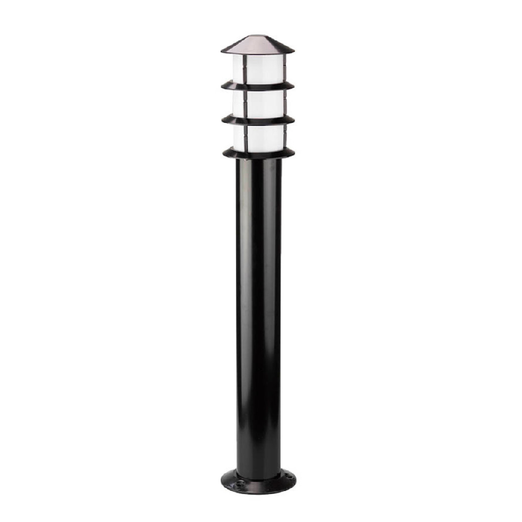 Poste Jardim Balizador Oriental Externo Prova D'água 8375110 Oriental 75cm Preto E27