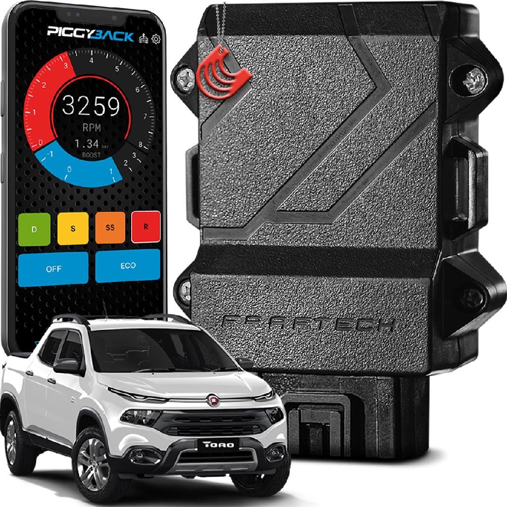 Chip para Aumentar Potência e Torque Toro 2.0 Diesel 19/19 a 2021 - Módulo Piggyback Faaftech