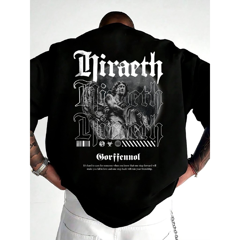 [Camiseta Premium em Algodão Puro]GXG Camiseta Oversized Streetwear Algodão Camisa Estampada Unissex camiseta masculina 