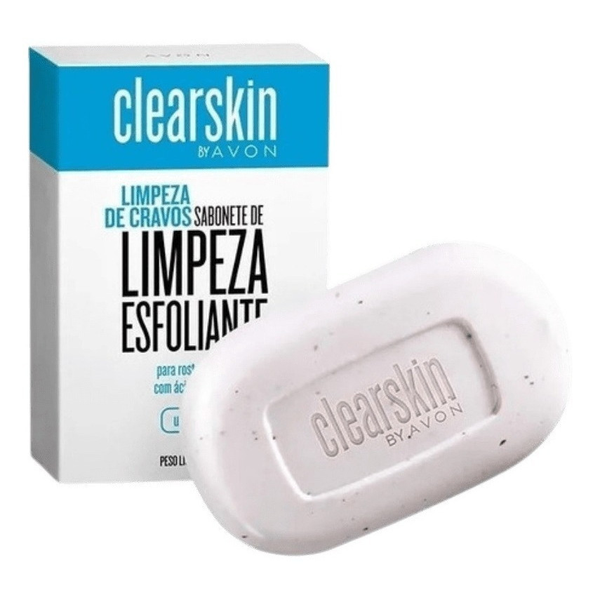 Sabonete Limpeza Clearskin Esfoliante Com Ácido Salicílico Tipo de pele Oleosa em Oferta na Shopee