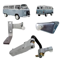 Kit Carrinho Guia Kombi Porta Correr Lateral De 1997 À 2013