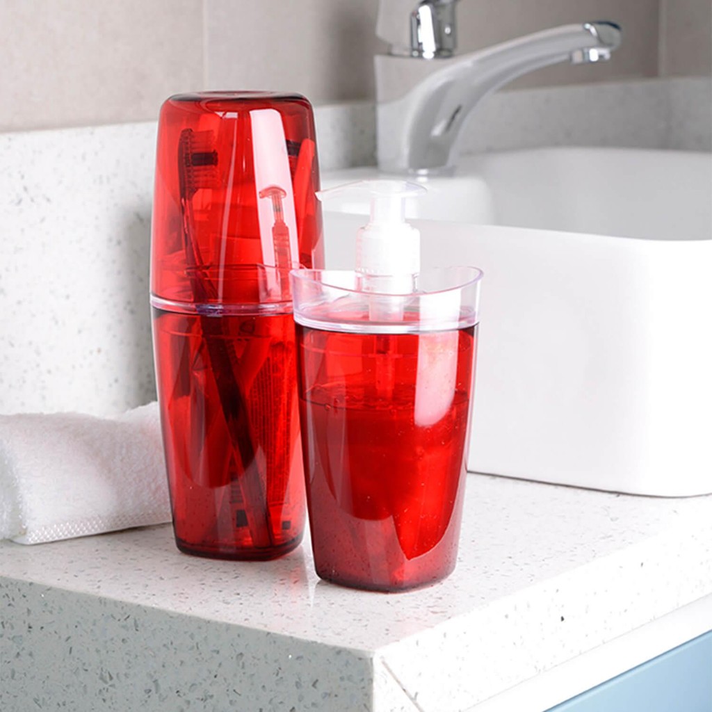 Porta escova de dente com tampa Ou Linha Tule em Oferta na Shopee