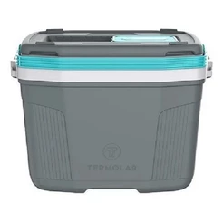 Caixa térmica 20 Litros Cinza Plus/Verde Litoral - Termolar