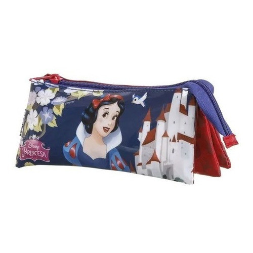 Estojo  Branca De Neve Disney Soft 3 Divisões Dermiwil