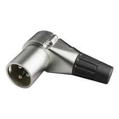 Conector Xlr Macho 90° Wireconex Plug Cannon