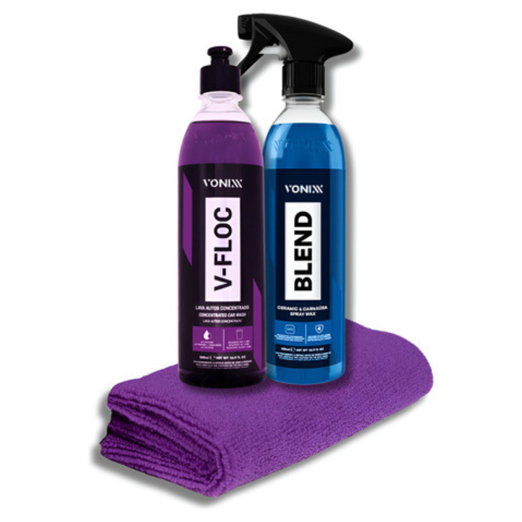 Carnauba Blend Spray Vonixx + Shampoo Automotivo V-floc em Oferta na Shopee