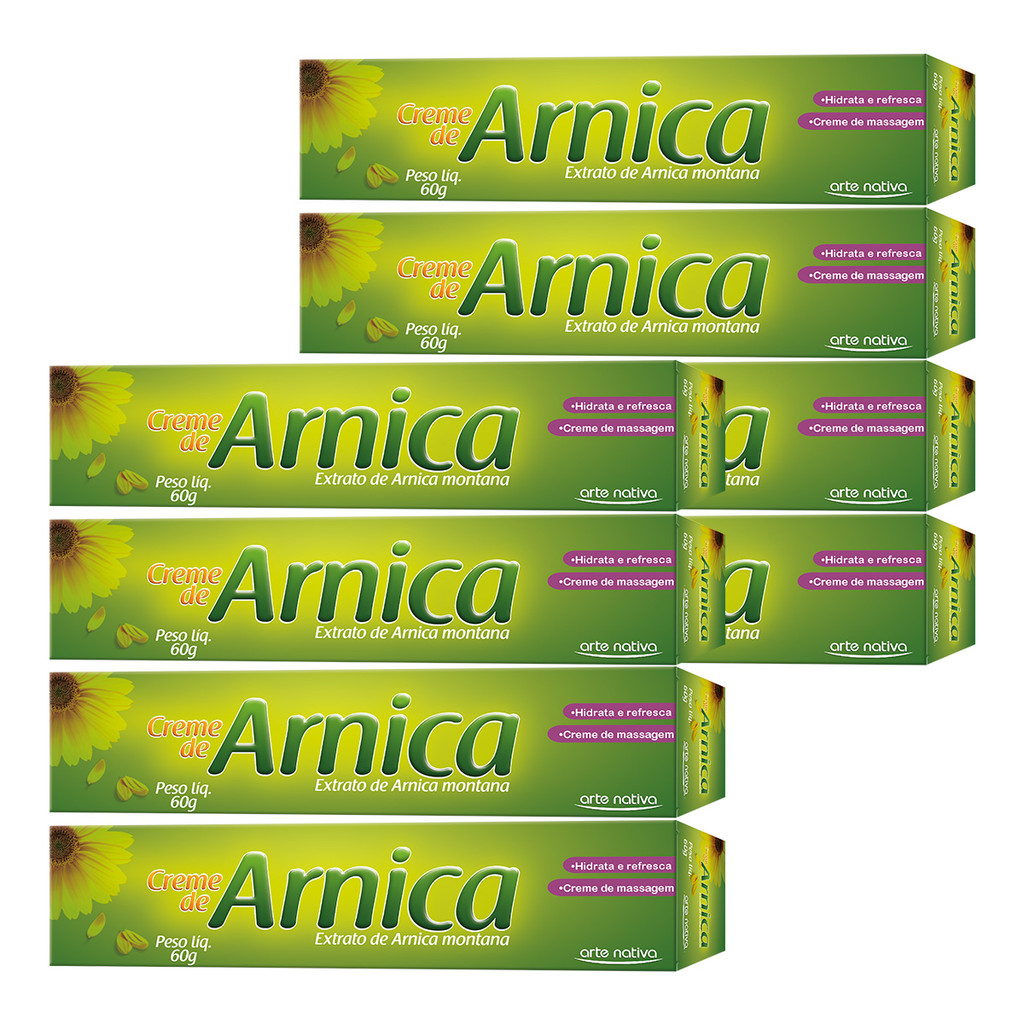 Kit 12 und Creme De Arnica 60g Arte Nativa