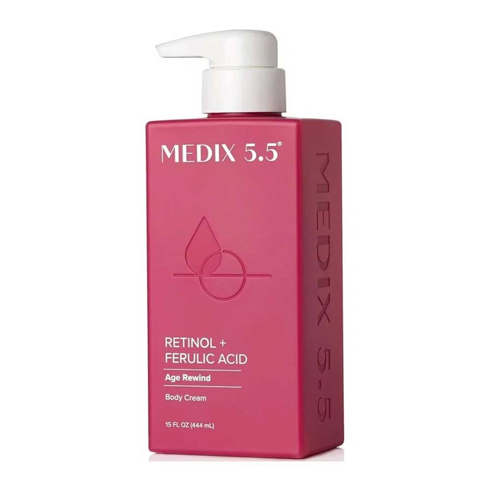 Medix 5.5, Retinol + Ferulic Acid, Anti-Sagging Treatment, Vitamin C + Turmeric, Firming + Brightening Cream, Glycolic