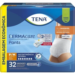 Roupa Intima Tena Pants Dermacare P/M 32 Un