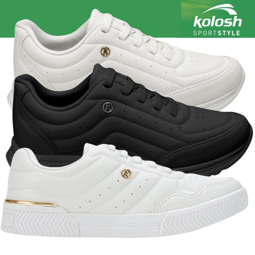 Tênis Feminino Kolosh Almeria Esportivo Original Conforto em Oferta na Shopee